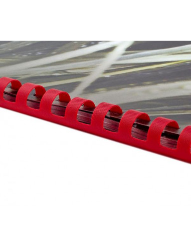 ProfiOffice пластмасови гребени за подвързване 21 ринга 38мм бели